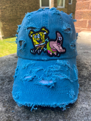 SpongeBob SquarePants & Patrick Distressed Dad Cap