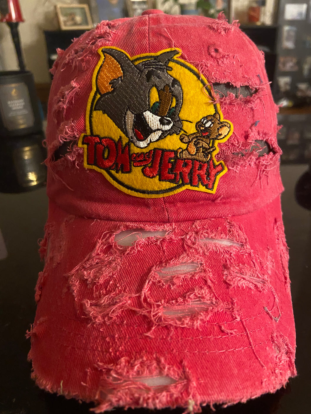 Tom & Jerry Distressed Dad cap
