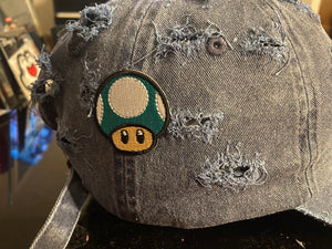 Mario Bros Distressed Dad cap