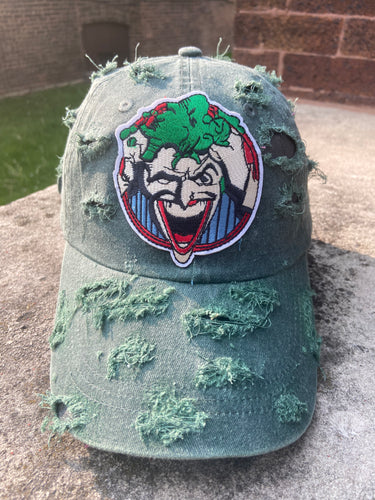 Crazy Joker Distressed Dad Cap