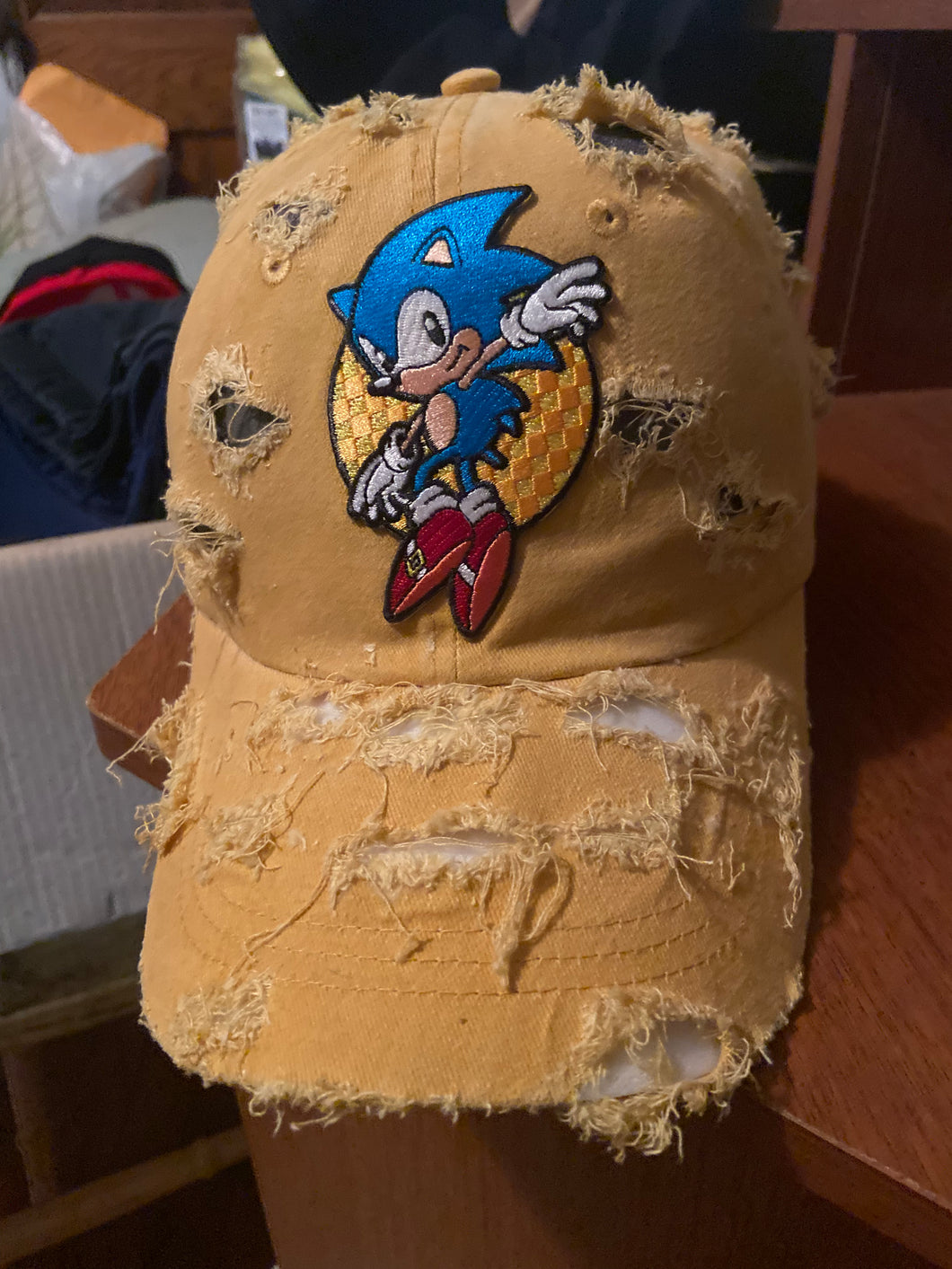 Sonic Distressed Dad Cap